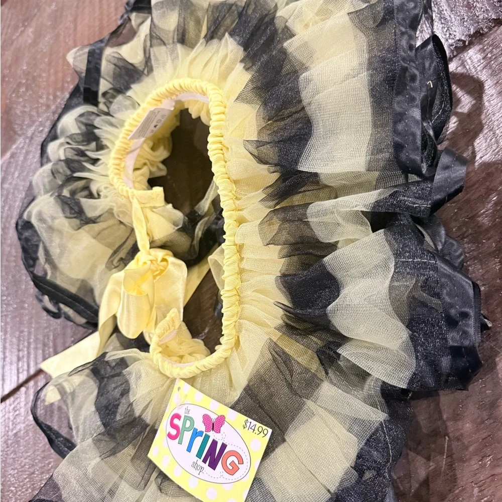 Kids Yellow and Black Dance Tutu